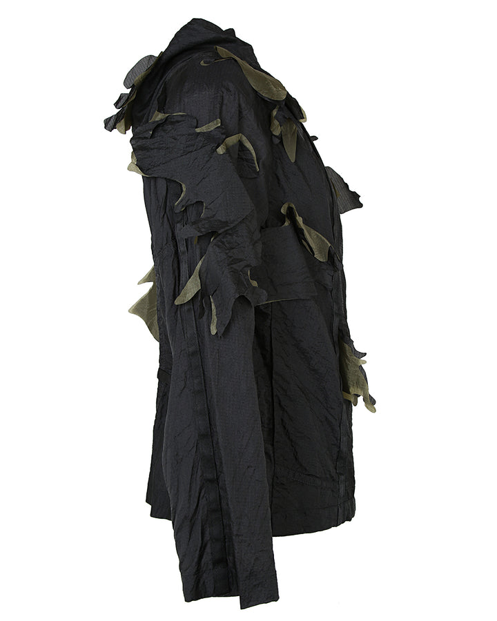 Christopher Raeburn Remade Black Parachute Camouflage Anorak Jacket - S