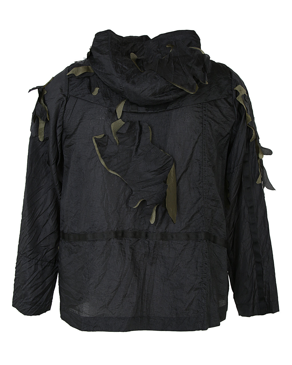 Christopher Raeburn Remade Black Parachute Camouflage Anorak Jacket - S