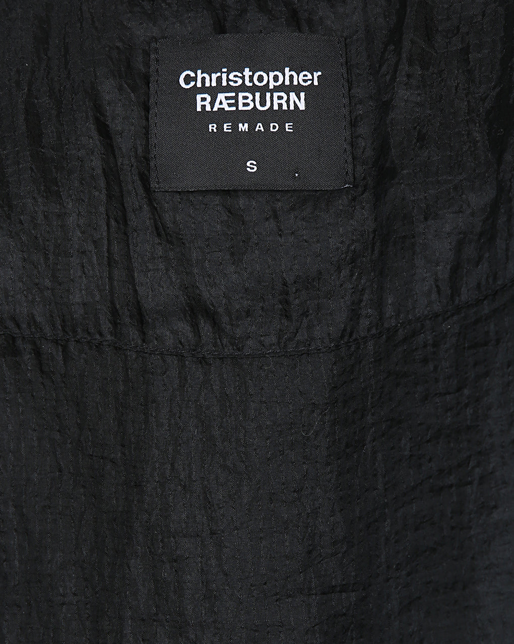 Christopher Raeburn Remade Black Parachute Camouflage Anorak Jacket - S
