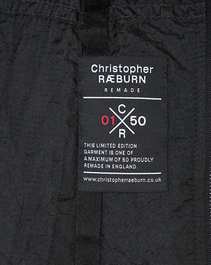 Christopher Raeburn Remade Black Parachute Camouflage Anorak Jacket - S