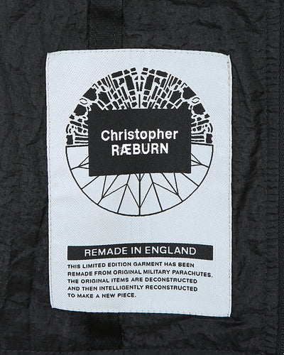 Christopher Raeburn Remade Black Parachute Camouflage Anorak Jacket - S