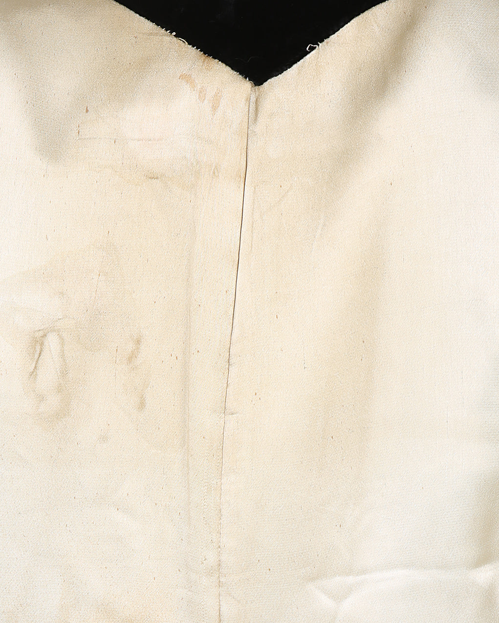 30s Black Velvet Evening Opera Coat - S