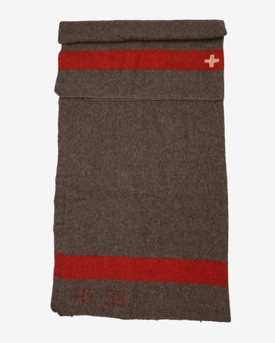 1958 Swiss Army Wool Blanket