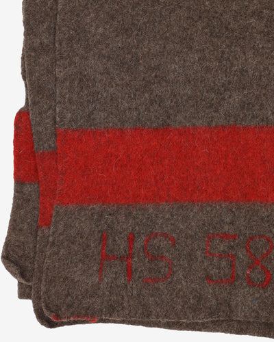 1958 Swiss Army Wool Blanket