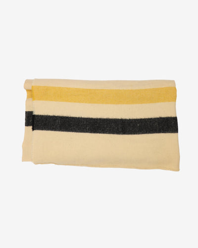 1940s Candy Striped Wool Blanket