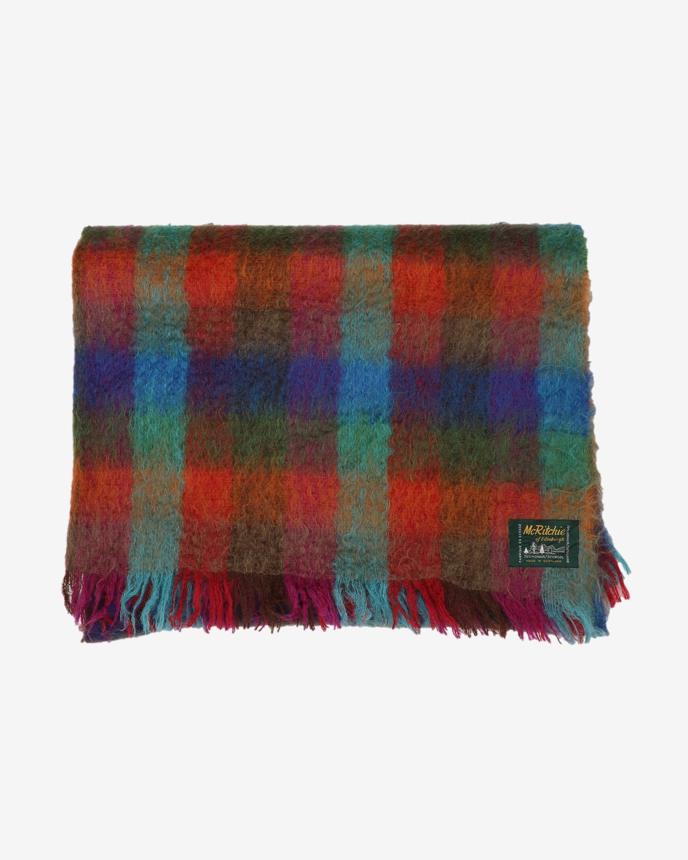McRitchie of Edinburgh mohair throw / shawl
