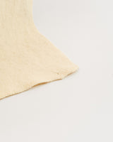 Vintage Cream With Pink Stripes Wool Blanket