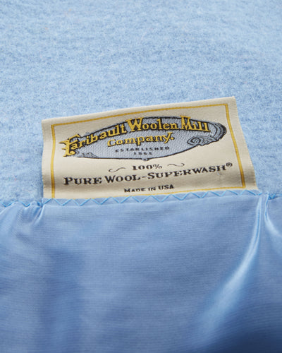 Faribault Woolen Mill Blue Blanket