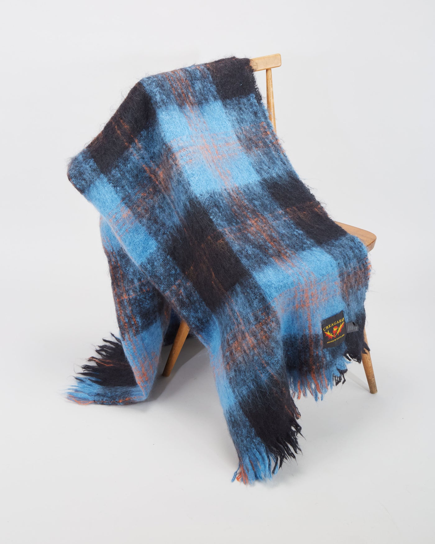 Vintage 1980s Creagaran Mohair Throw