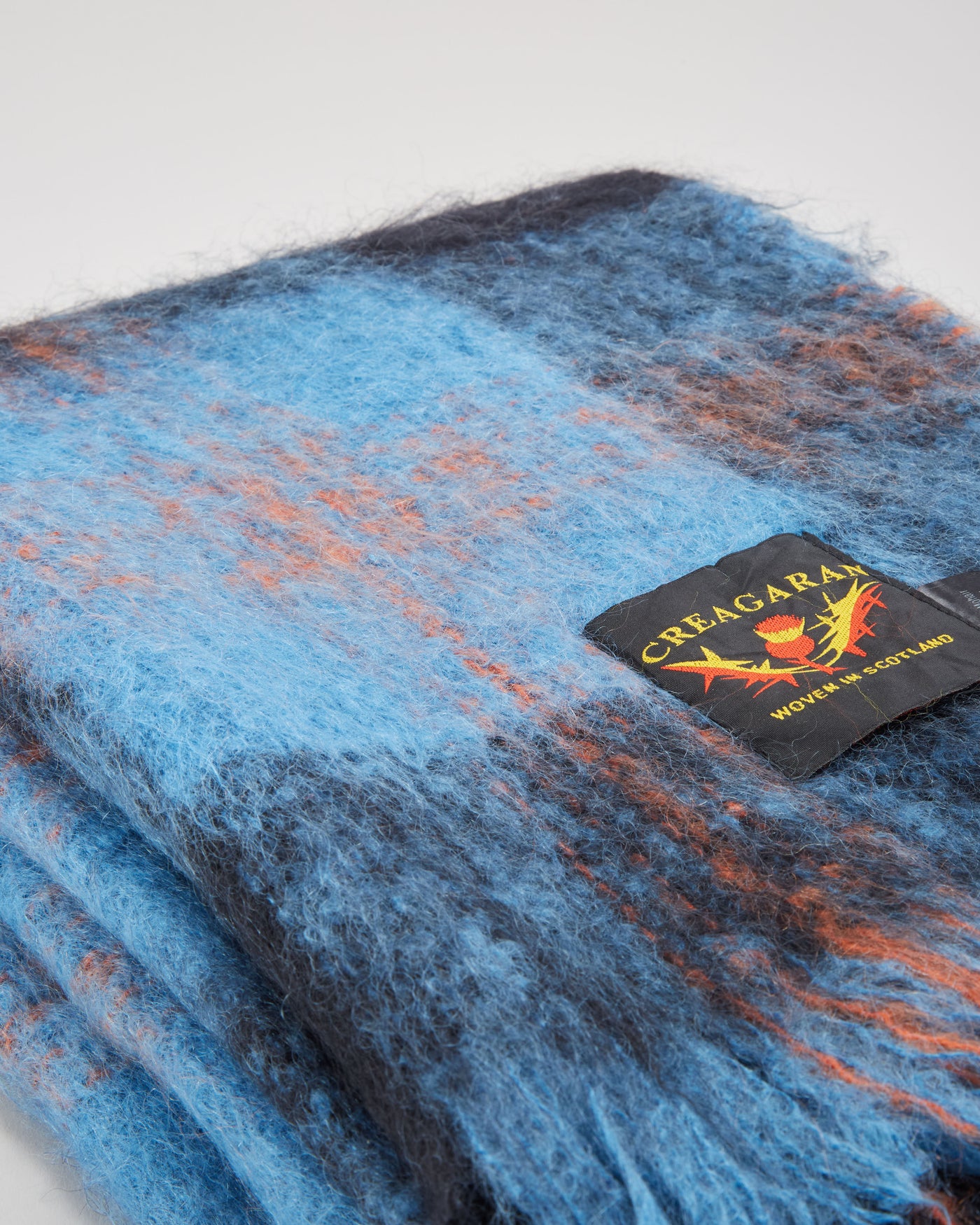 Vintage 1980s Creagaran Mohair Throw