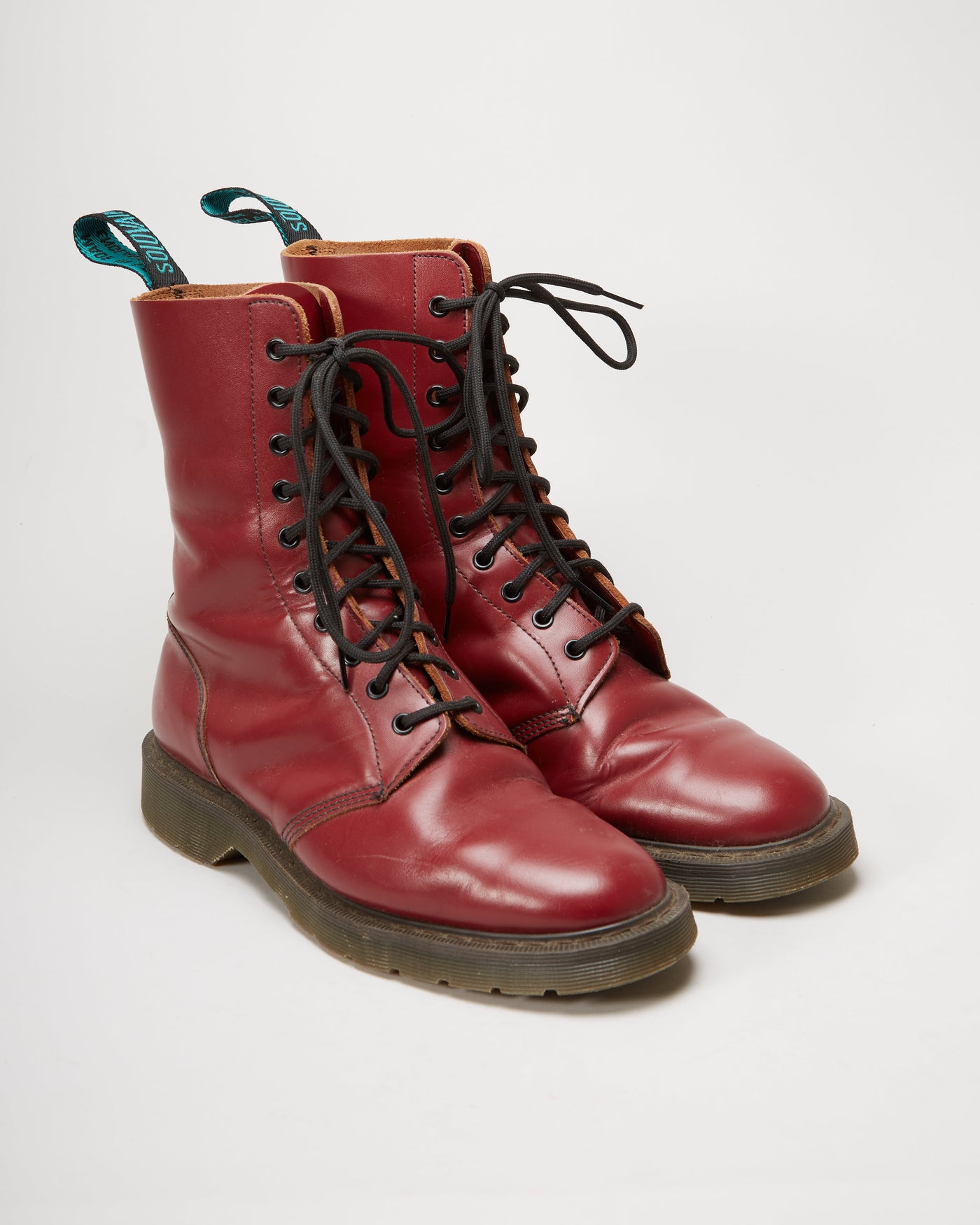 Solovair Oxblood Boots - UK 7.5