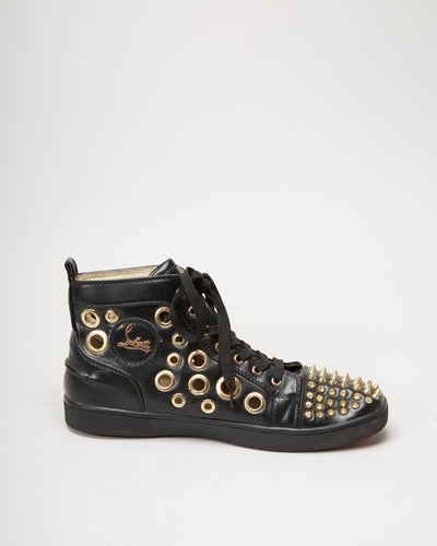 Christian Louboutin Black Leather Shoes - UK 8