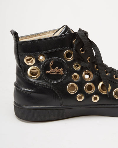 Christian Louboutin Black Leather Shoes - UK 8