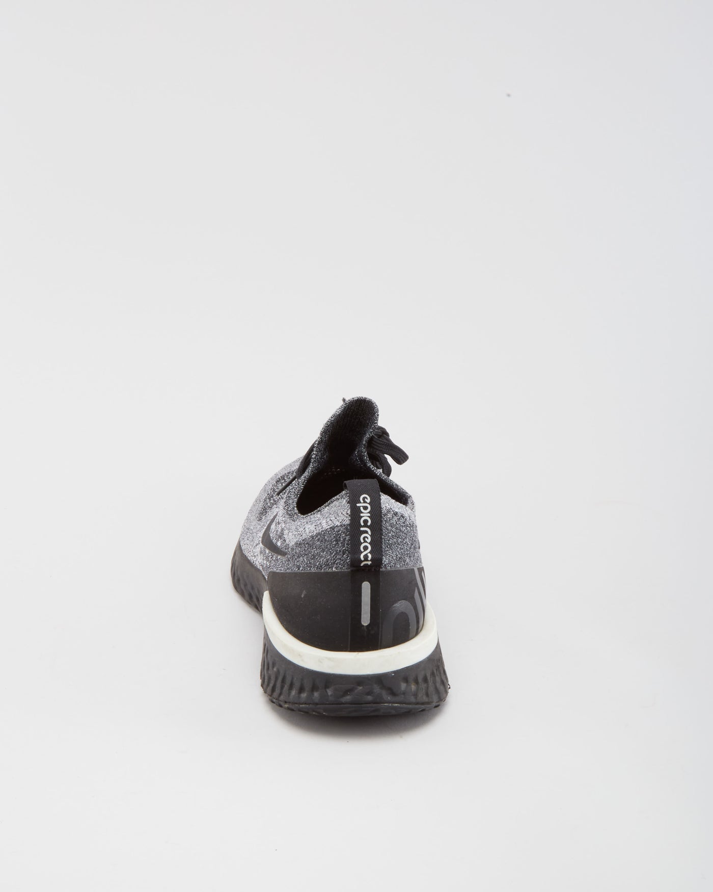 Nike Epic React Flyknit Grey / Black Trainers - UK9.5