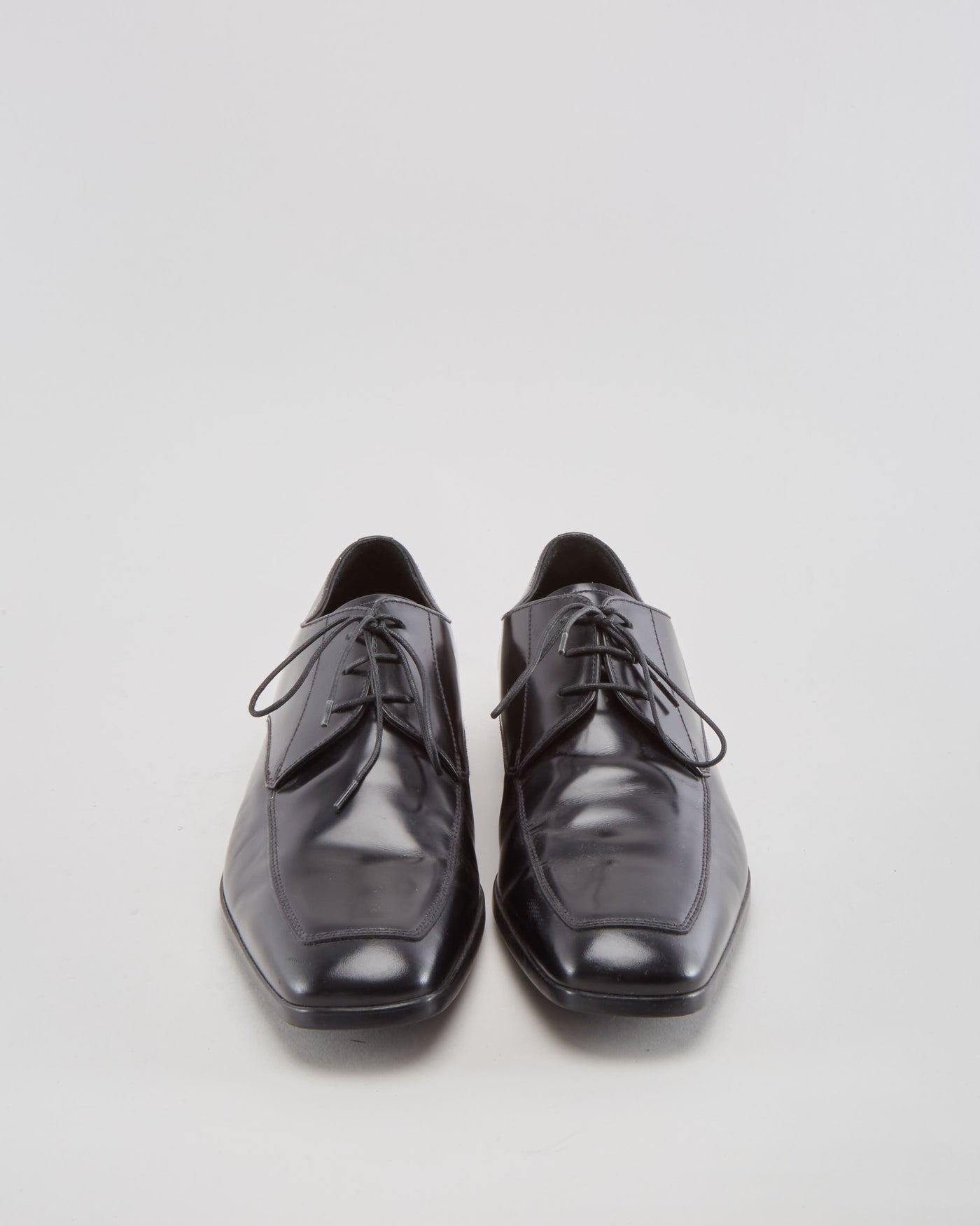 Prada Formal Shoes Black Leather