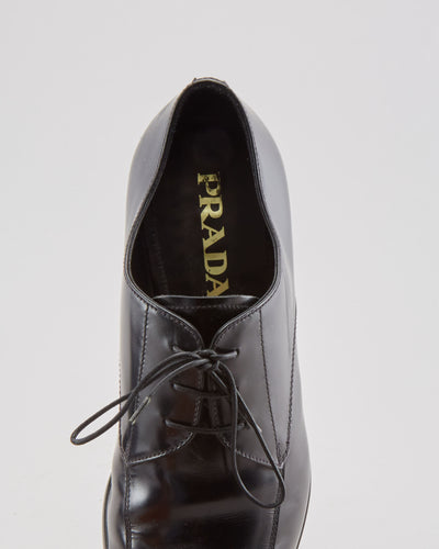 Prada Formal Shoes Black Leather