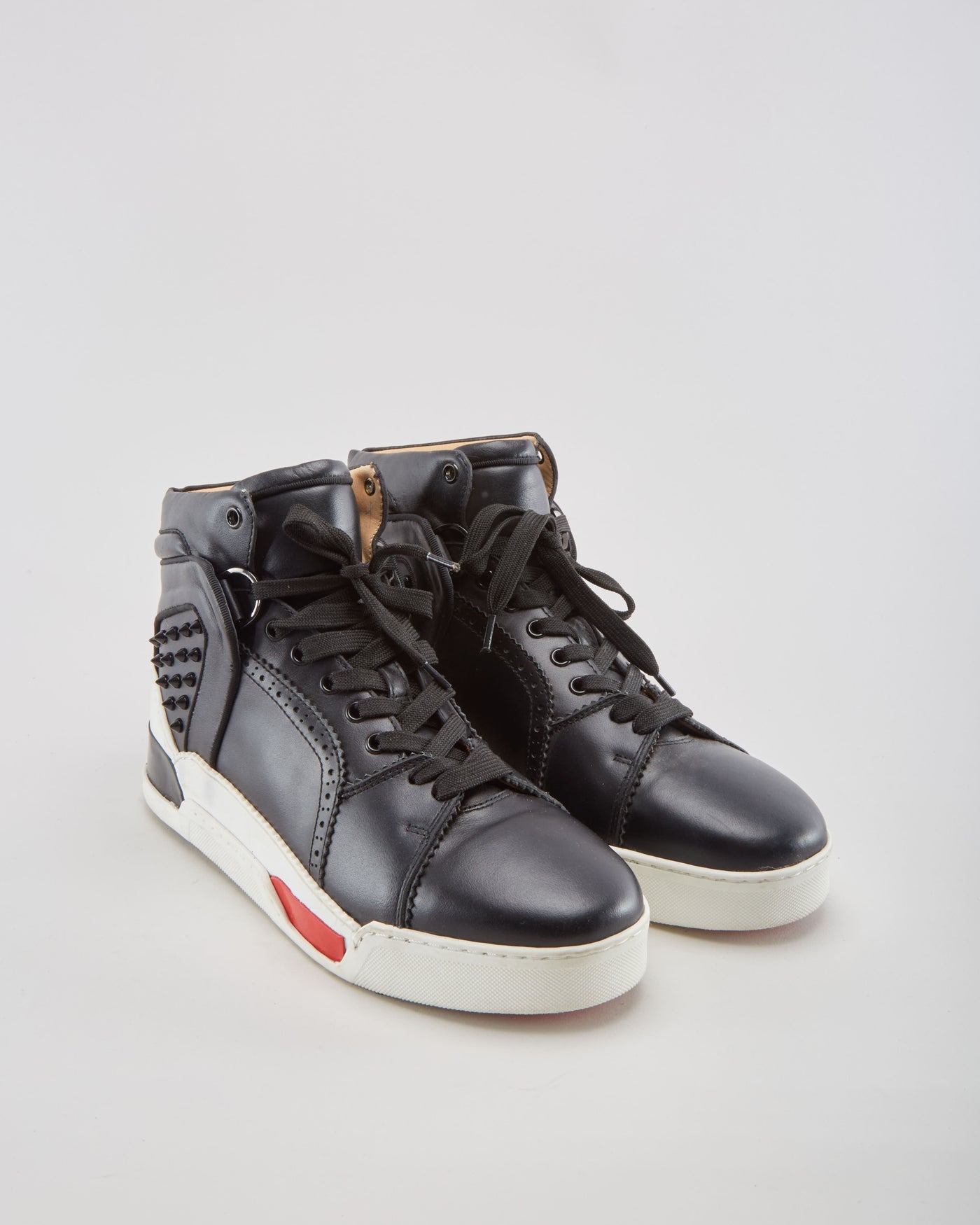 Christian Louboutin Black Leather Shoes - Mens UK 9