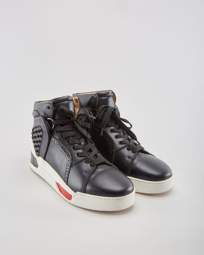 Christian Louboutin Black Leather Shoes - Mens UK 9