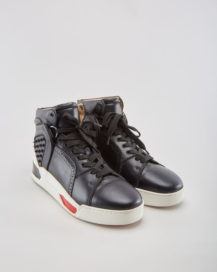 Christian Louboutin Black Leather Shoes - Mens UK 9