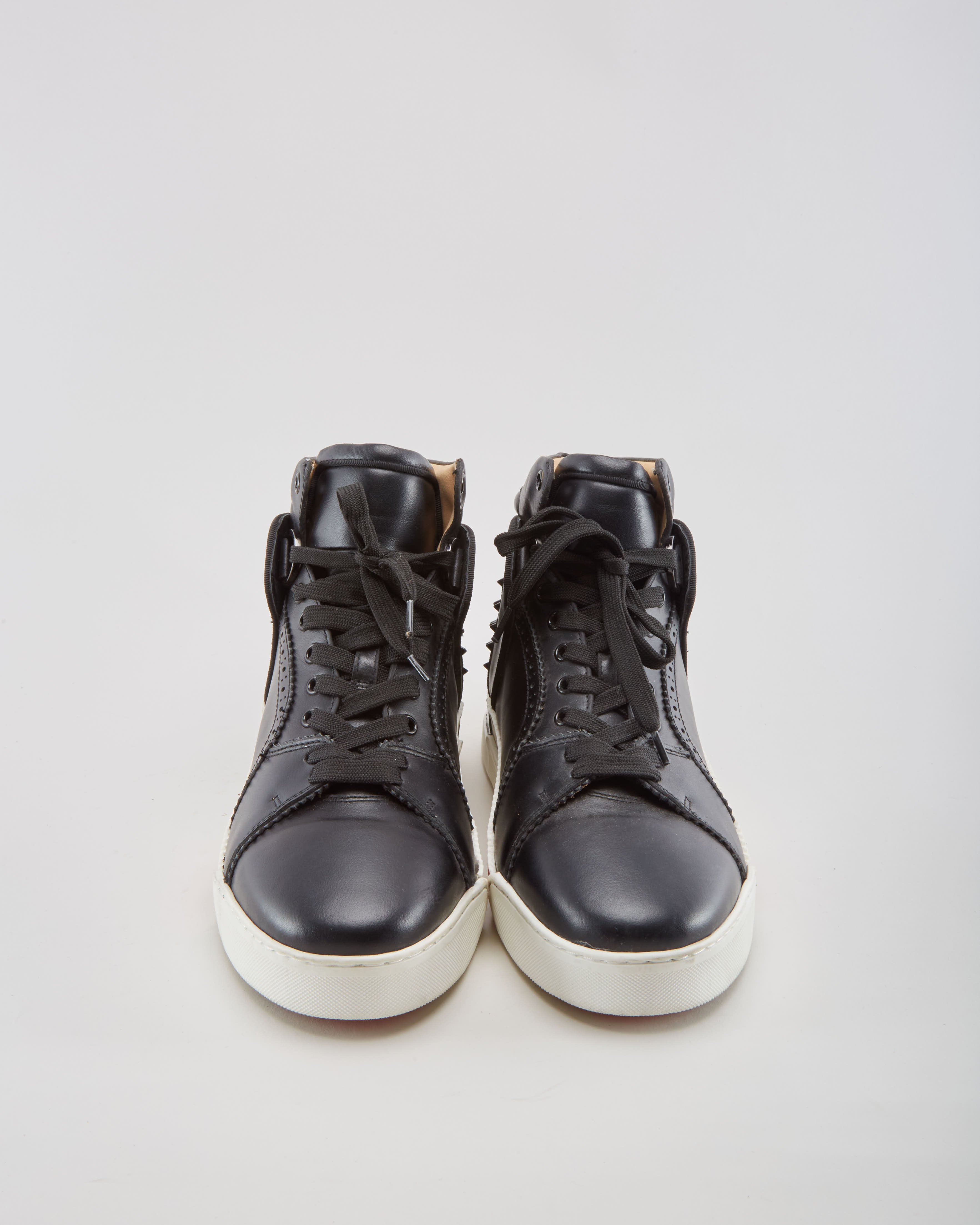 Christian Louboutin Black Leather Shoes - Mens UK 9