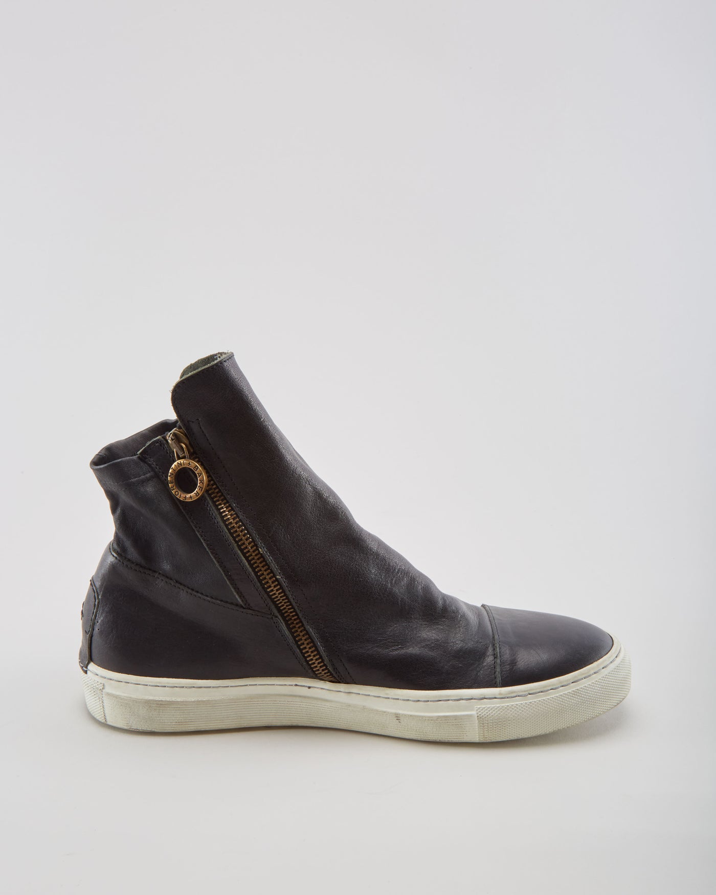 Backer + Fiorentini  Black Leather Shoes - Mens UK 8