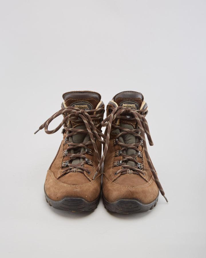 Meindl Hiking Brown Leather Boots - Mens UK 7