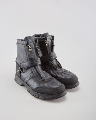 Polo Ralph Lauren Motorcycle Boots -  Mens UK 8