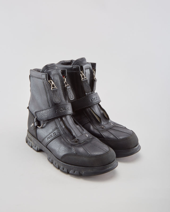 Polo Ralph Lauren Motorcycle Boots -  Mens UK 8
