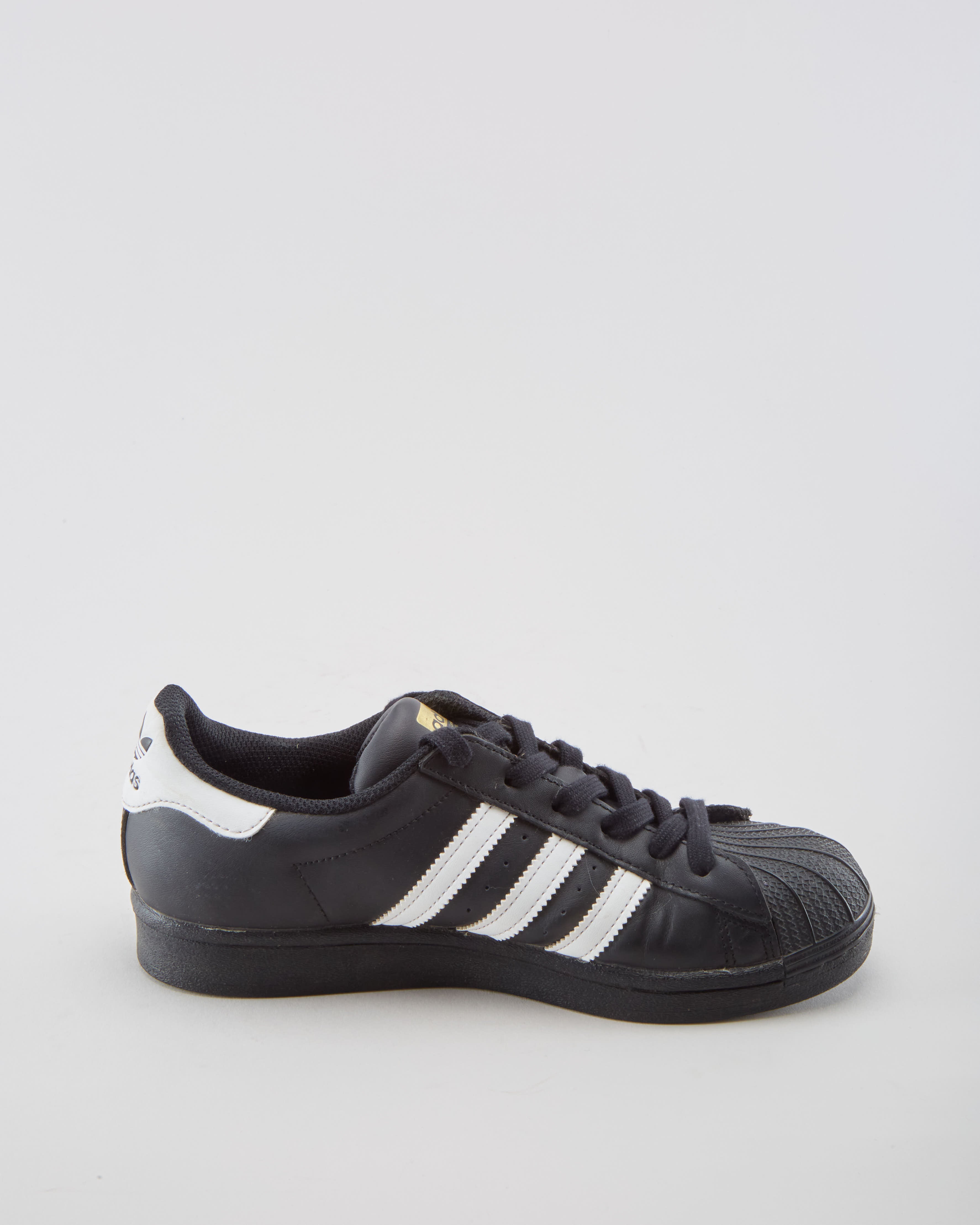 Adidas Superstar Black - Mens UK 5