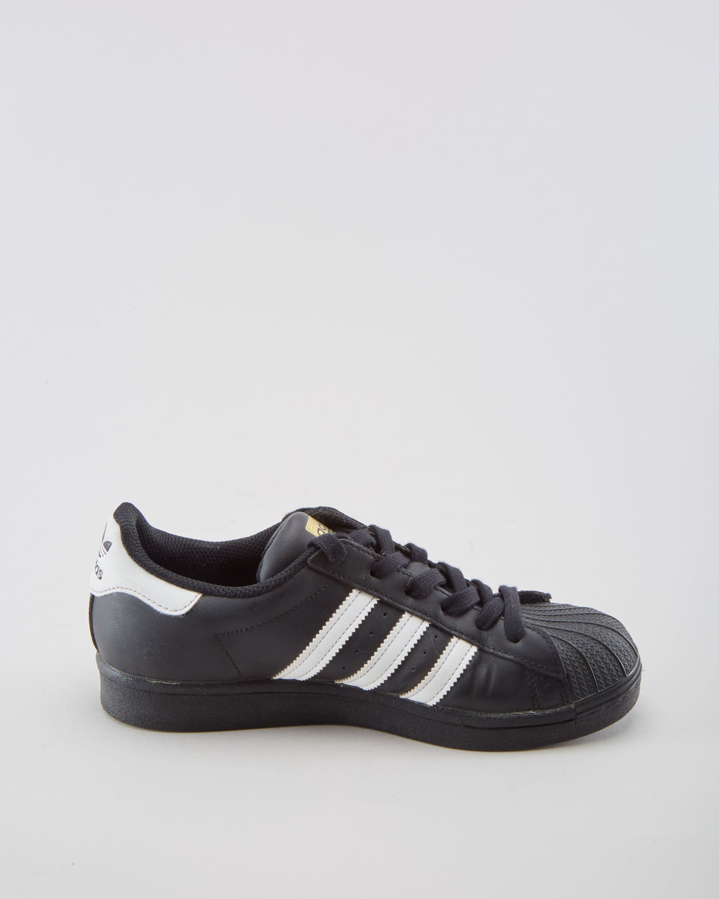 Adidas Superstar Black - Mens UK 5