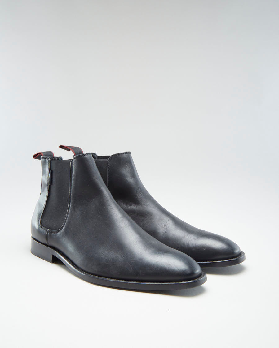 Paul Smith Black Leather Men's Ankle Boots - UK9.5