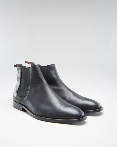 Paul Smith Black Leather Men's Ankle Boots - UK9.5