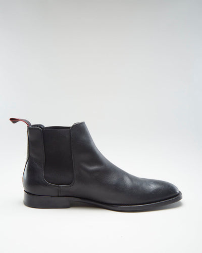 Paul Smith Black Leather Men's Ankle Boots - UK9.5