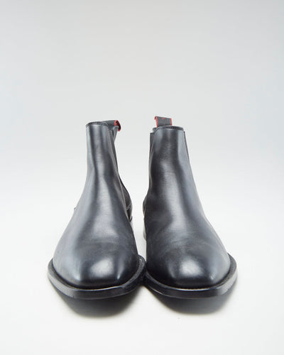 Paul Smith Black Leather Men's Ankle Boots - UK9.5