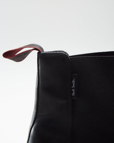 Paul Smith Black Leather Men's Ankle Boots - UK9.5