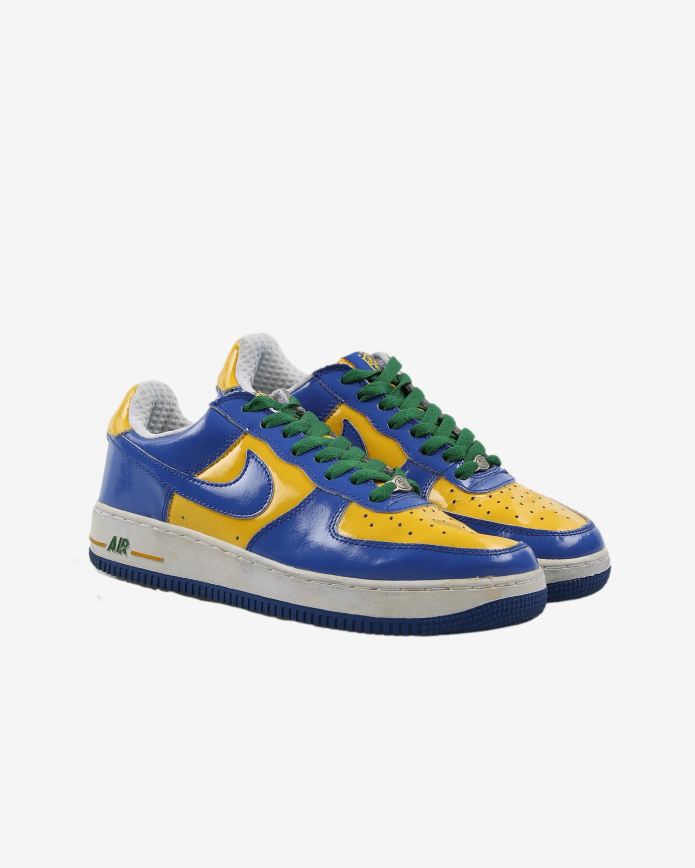 Nike Brazil Air Force 1 2006 World Cup Release Blue / Yellow Sneaker / Trainer - UK 8