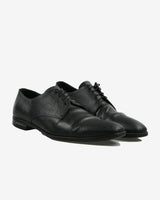 Prada Black Leather Suit Shoes - UK 7