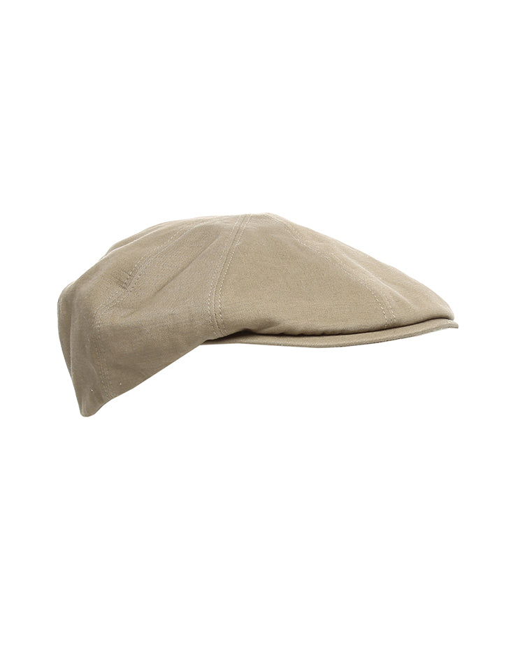 Bailey Of Hollywood Taupe Cotton Flatcap - S