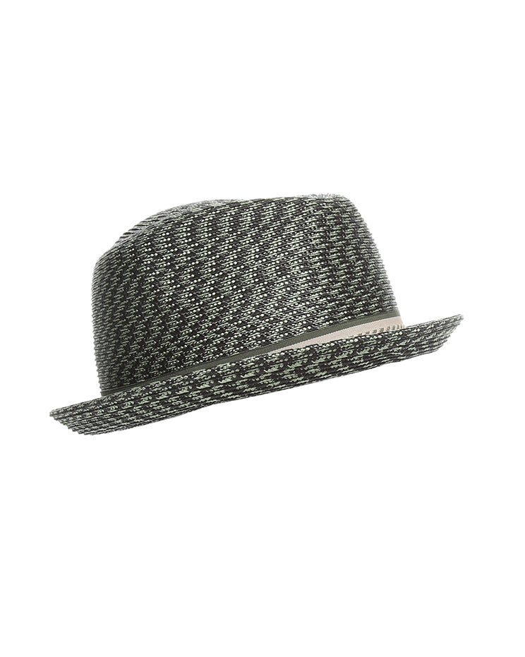 Bailey Of Hollywood Green And Black straw style Hat - S