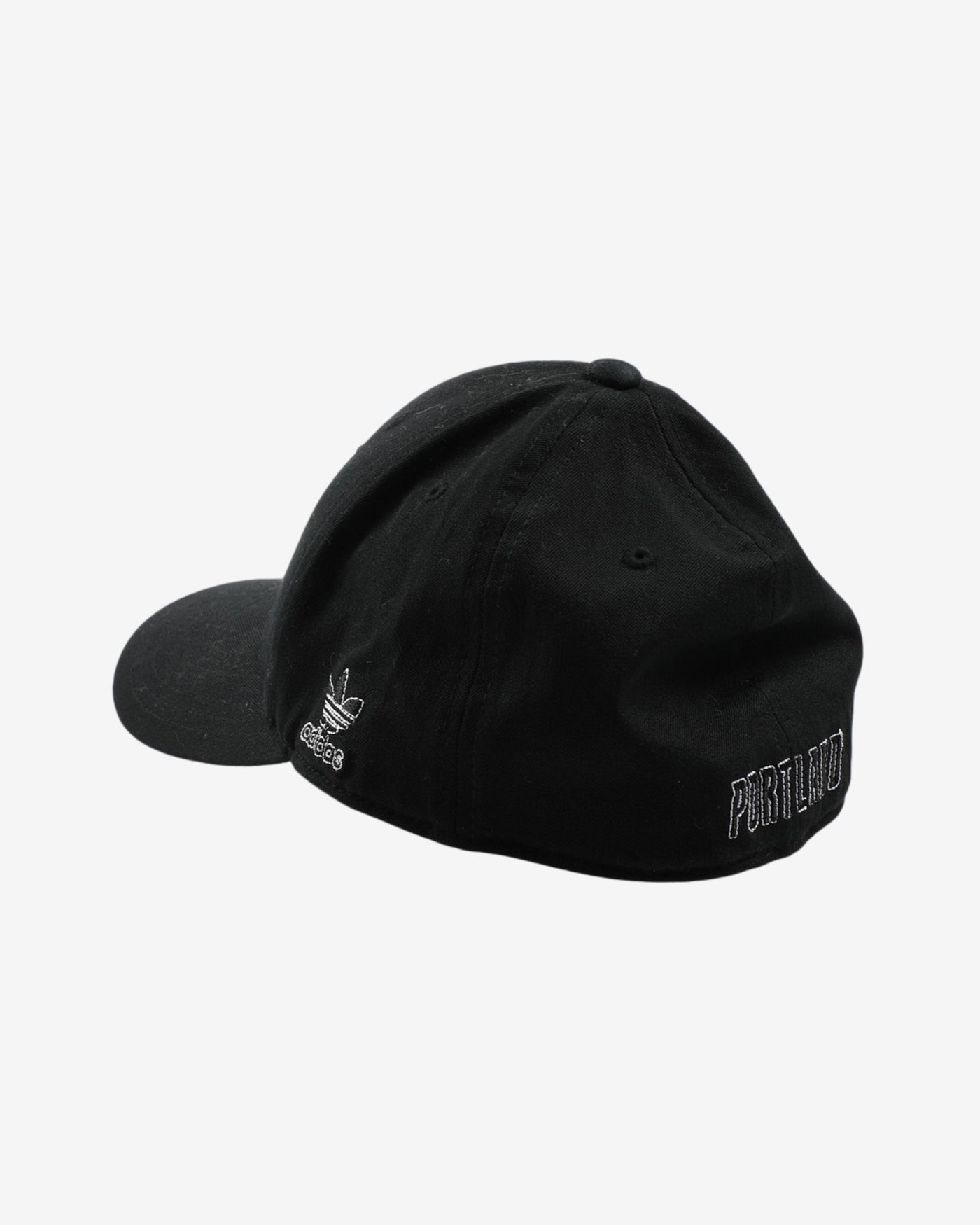 Adidas Portland black embroidered fitted cap