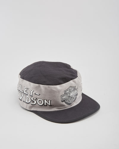 Vintage Harley Davidson Black And Grey One Size Dad Cap