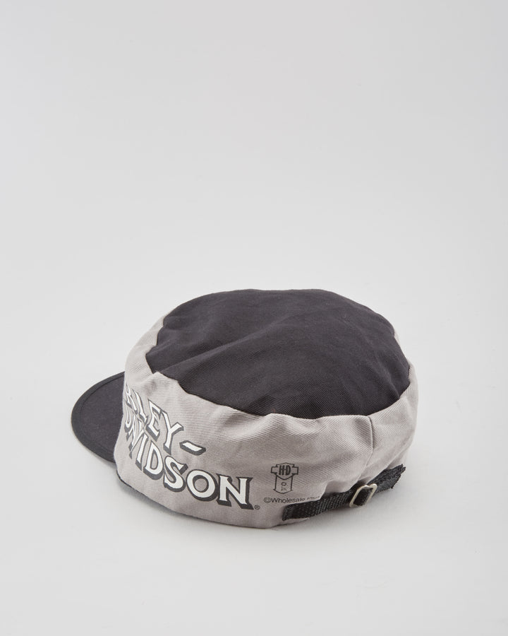 Vintage Harley Davidson Black And Grey One Size Dad Cap