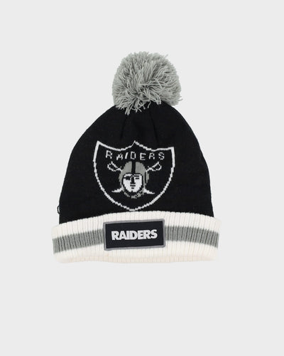 NFL Oakland Raiders Black Chunky Beanie