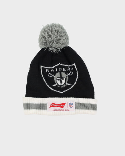 NFL Oakland Raiders Black Chunky Beanie