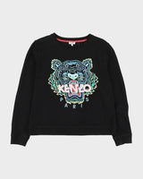 Kenzo Black Tiger Sweatshirt - L