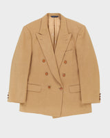 Vintage 80s Burberry Brown Blazer - S