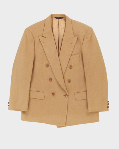 Vintage 80s Burberry Brown Blazer - S