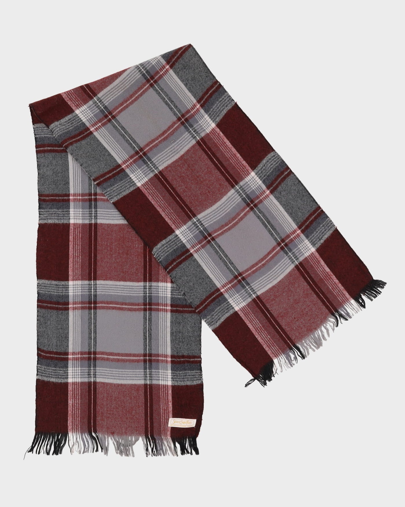 Serge Saint Yves Plaid Scarf