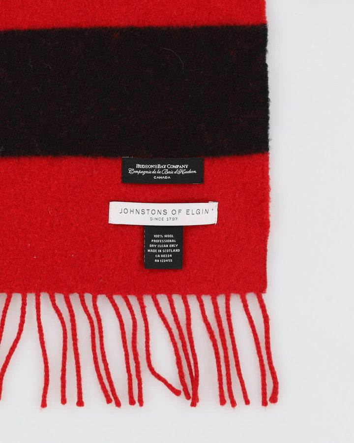 Hudson's Bay Company Red Wool Scarf