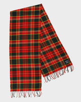 Ralph Lauren Green And Red Checked Scarf